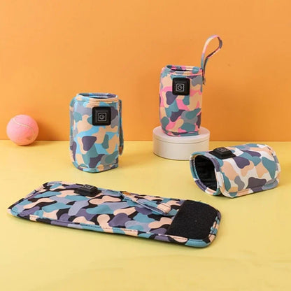 USB Milk Water Warmer Travel Stroller Insulated Bag Baby Nursing Bottle Heater Supplies for Outdoor Botella De Agua Para Niños