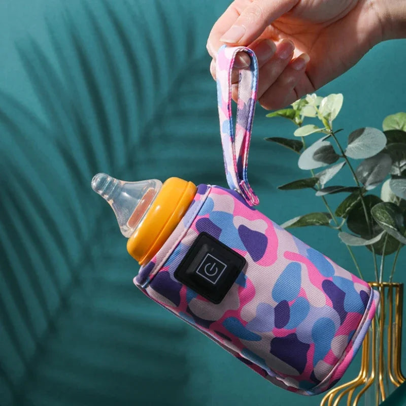 USB Milk Water Warmer Travel Stroller Insulated Bag Baby Nursing Bottle Heater Supplies for Outdoor Botella De Agua Para Niños