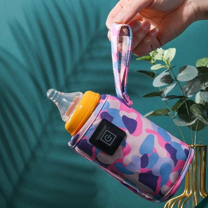 USB Milk Water Warmer Travel Stroller Insulated Bag Baby Nursing Bottle Heater Supplies for Outdoor Botella De Agua Para Niños