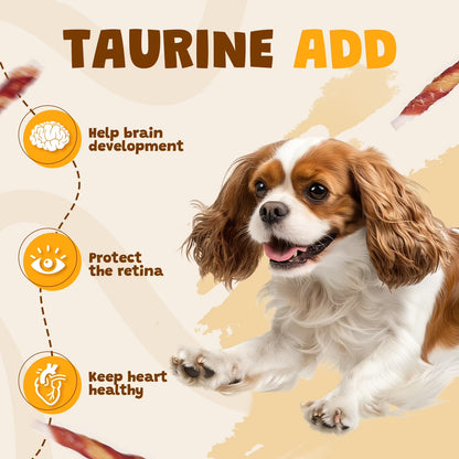 Rawhide Dog Chew, Natural Chicken and Duck Wrap Long-Lasting Treat for Dog, 11 Oz.
